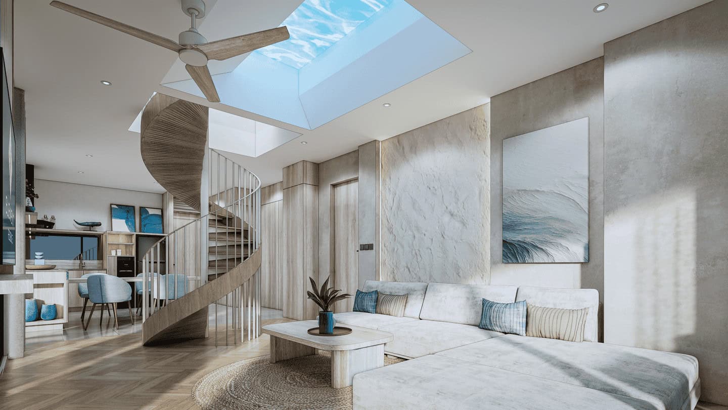 LUXURY 2 BEDROOM RESIDENCE FOR SALE LEASEHOLD IN NELAYAN, CANGGU BE-2243 